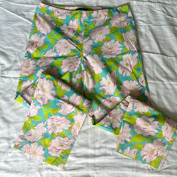 Lauren - Ralph Lauren ladies floral pant with side zipper. - Picture 7 of 7